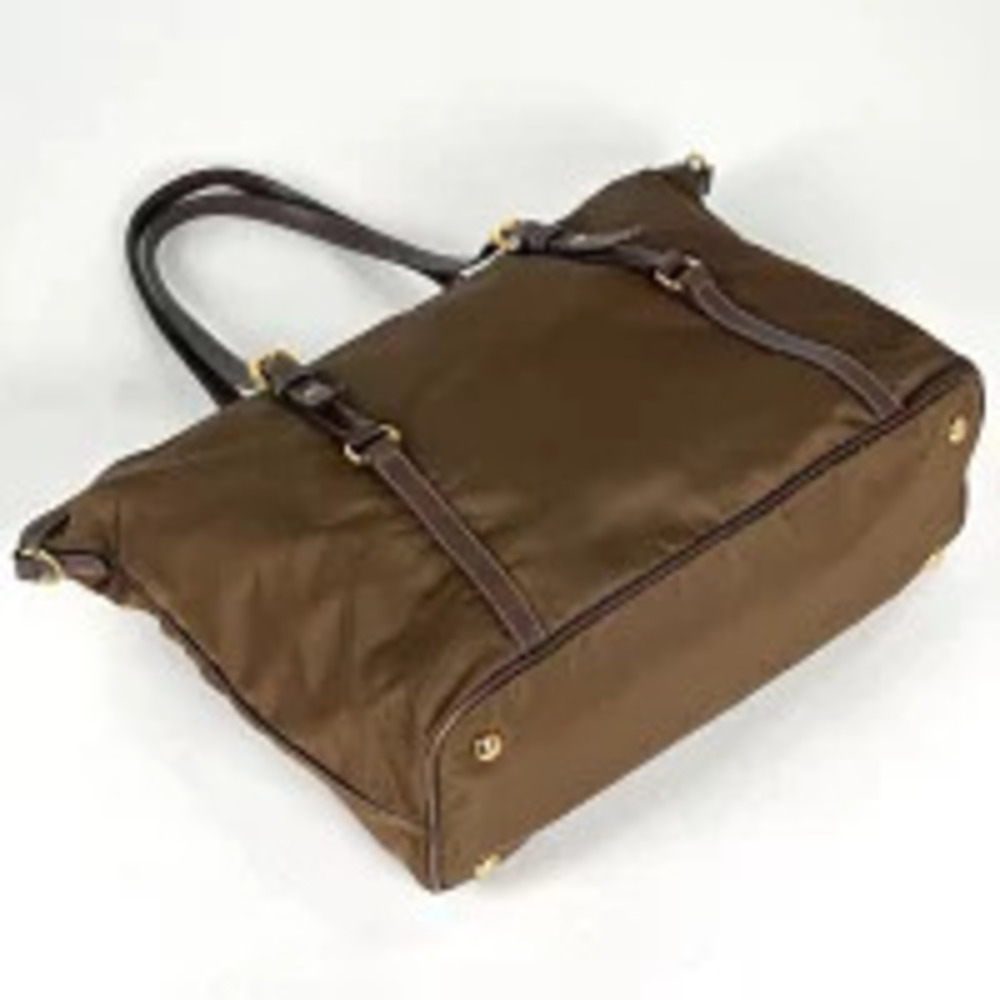 Prada bag shoulder brown tote Brown